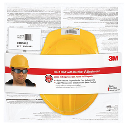 3M TEKK HARD HAT RATCHET YELLOW