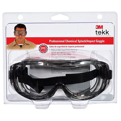 3M TEKK GOGGLES PREM SPLASH