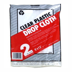 9X12 GLOBE 2MIL PLAS DROP CLOTH