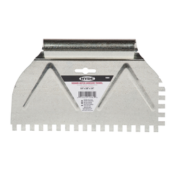 9" HYDE SQ NOTCHED TROWEL 3/8