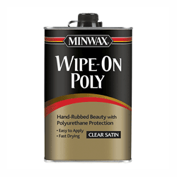 MINWAX CLR SATIN WIPE ON  POLY