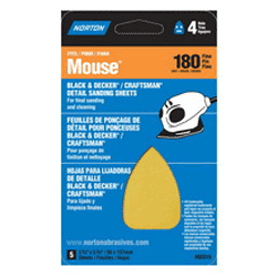 NORTON MOUSE SANDER 5/PK - 180