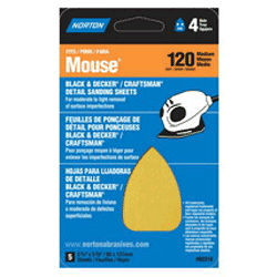 NORTON MOUSE SANDER 5/PK - 120