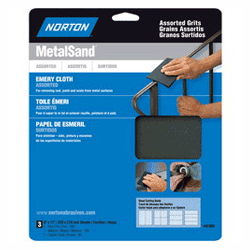 NORTON METAL/ SAND/ EMERY- 3PK