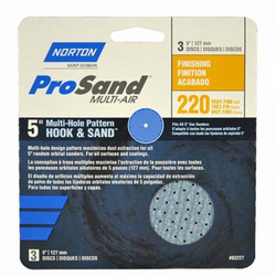 NORTON PS HOOK SAND 3PK 220G