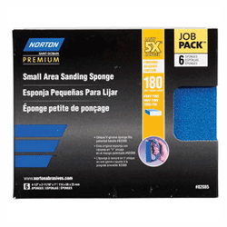 NORTON 180 GRIT SAND SPONGE 6/PK