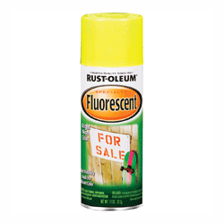 FLOURESCENT YELLOW RUSTOLEUM