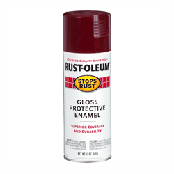 STOPS RUST BURGUNDY RUSTOLEUM