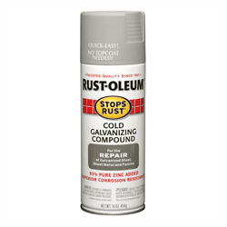 STOPS RUST COLD GALV. RUSTOLEUM