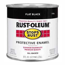 1/2 PT STOPS RUST FLAT BLACK