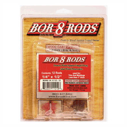 12PK WOOD CARE RODS 1/4" X 1/2"