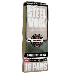 STEEL WOOL PADS -SUPER  FINE