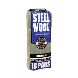 16 PAD STEEL WOOL - MEDIUM 1