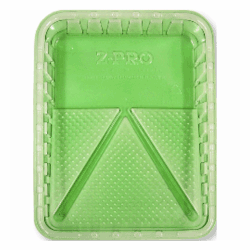 9" Z-PRO PLASTIC PAINT TRAY GRN