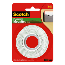 SCOTCH 1/2X80" MOUNTNG TAPE