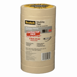 3M  1" X 60YD 9PK MASK TAPE